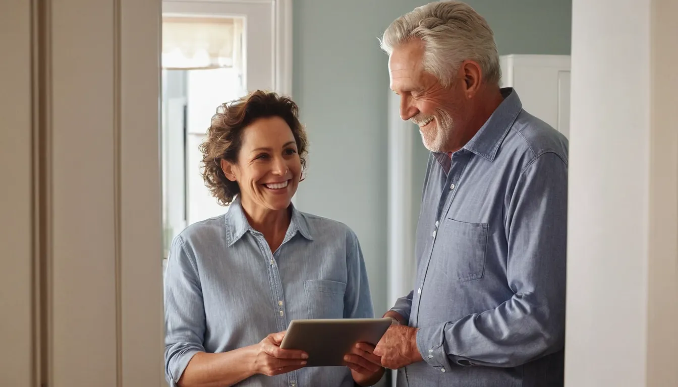 A homeowner talking with a local provider about a bathroom project in the Minneapolis area